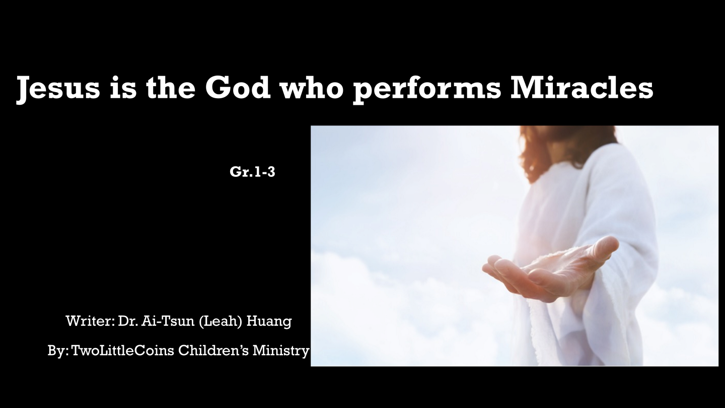 Jesus is the God who performs Miracles